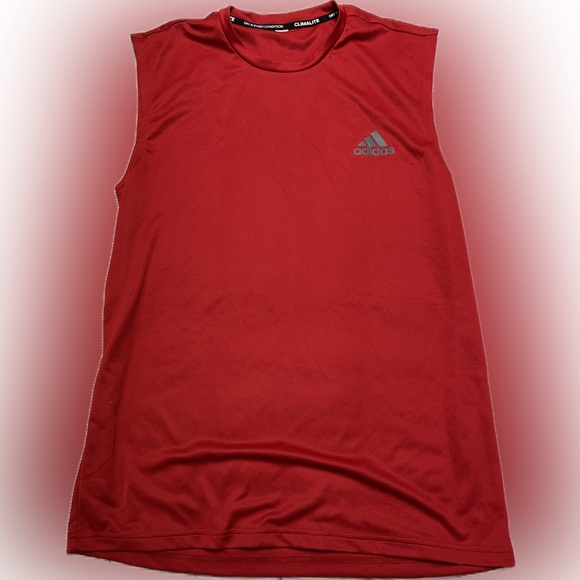 Adidas Red Athletic Tank Top - Picture 1 of 2